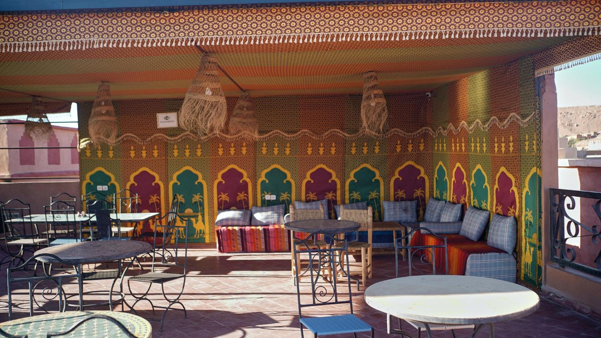 Hotel Chez Brahim Vue Panoramique à Ait Benhaddou Extérieur photo